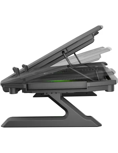 Genesis Oxid 850 RGB Negra: base refrigeradora 17,3" RGB