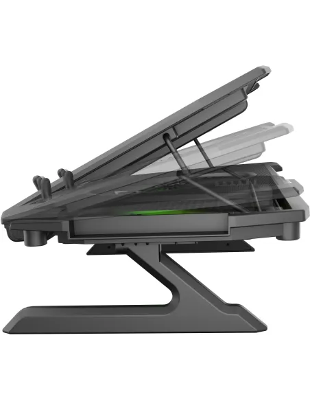 Genesis Oxid 850 RGB Negra: base refrigeradora 17,3" RGB