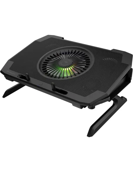 Genesis Oxid 850 RGB Negra: base refrigeradora 17,3" RGB
