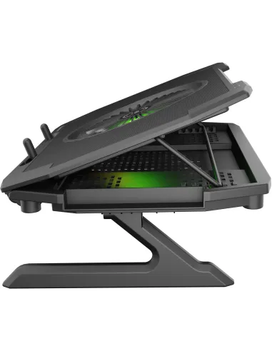 Genesis Oxid 850 RGB Negra: base refrigeradora 17,3" RGB