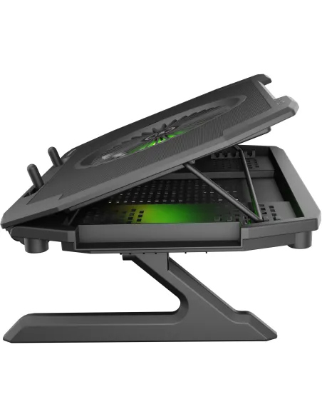 Genesis Oxid 850 RGB Negra: base refrigeradora 17,3" RGB