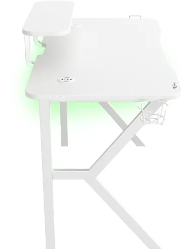 GENESIS Holm 320 RGB Blanco: escritorio gaming 120x60
