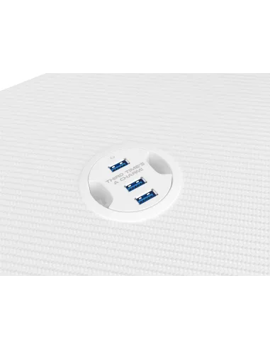 GENESIS Holm 320 RGB Blanco: escritorio gaming 120x60