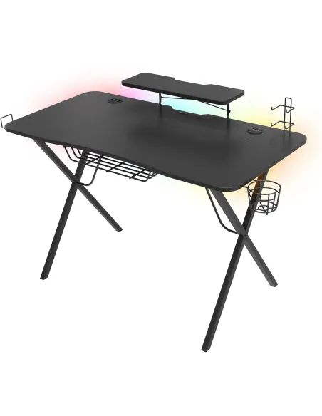GENESIS Holm 300 RGB Negro Mesa Gaming