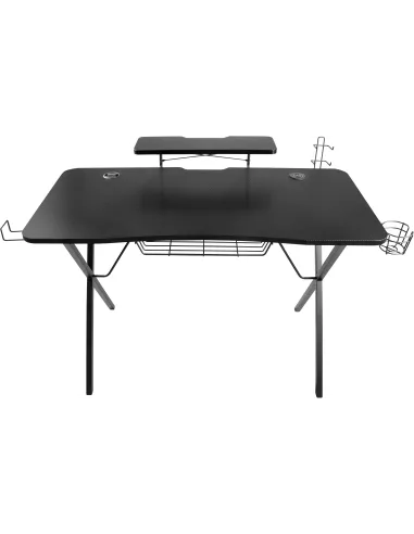 Mesa Genesis Holm 300 RGB Negra con USB y carga Qi 10W