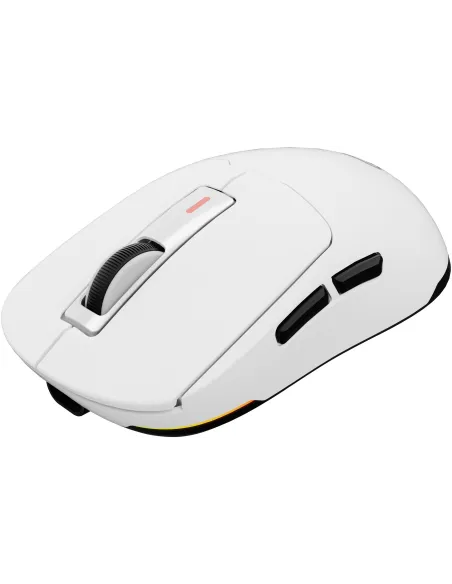 Genesis Zircon 660 Blanco: ratón de solo 59g triple conexión