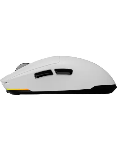 Genesis Zircon 660 Blanco: ratón de solo 59g triple conexión