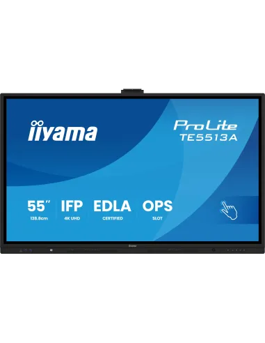 iiyama TE5513A-B2AG: panel 55" 4K táctil con Android 14
