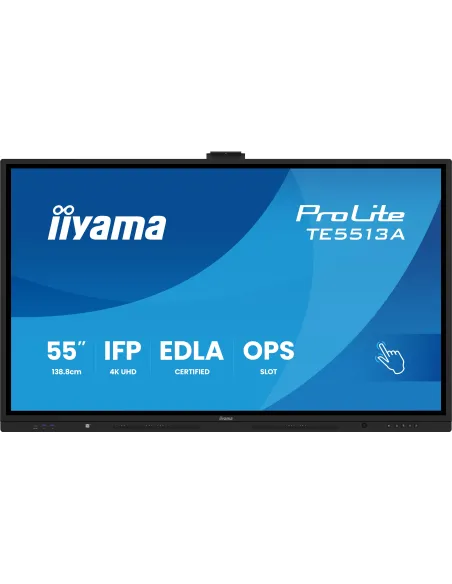 iiyama TE5513A-B2AG: panel 55" 4K táctil con Android 14