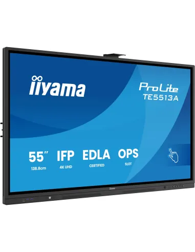iiyama TE5513A-B2AG: panel 55" 4K táctil con Android 14