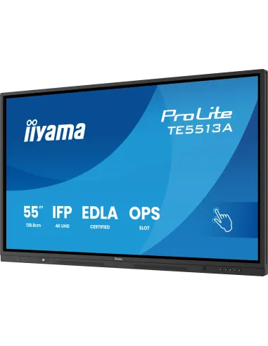 iiyama TE5513A-B2AG: panel 55" 4K táctil con Android 14