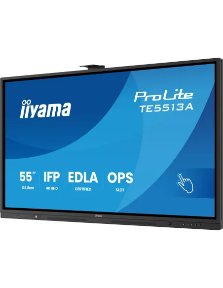 iiyama TE5513A-B2AG: panel 55" 4K táctil con Android 14