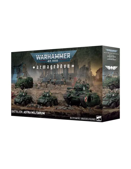 Armageddon Battalion: Astra Militarum Batallón de Armageddon: Astra Militarum Warhammer 40000