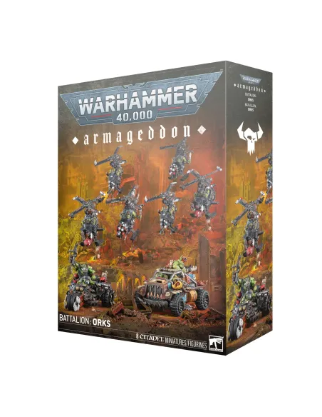Armageddon Battalion: Orks Batallón de Armageddon: Orkos Warhammer 40000