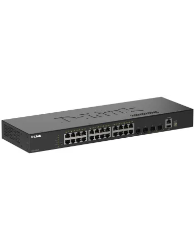 D-Link DGS-1530-28/E 24 puertos Gigabit Ethernet y 4 SFP+ apilable