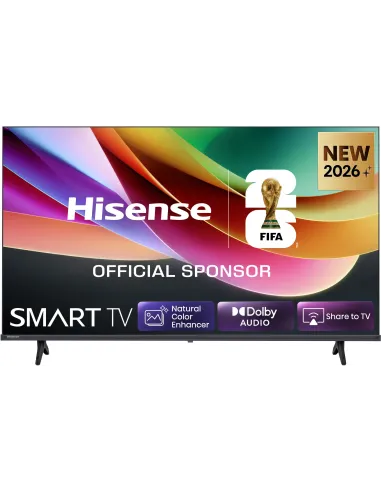 Hisense 40A4S 40" QLED Full HD 60Hz Smart TV HomeOS HDR10 Subwoofer Wi-Fi