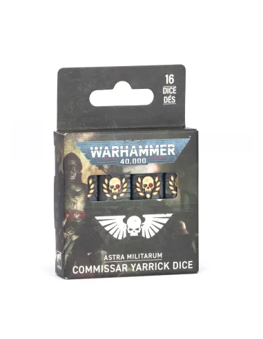 Dados del Comisario Yarrick Astra Militarum Warhammer 40000