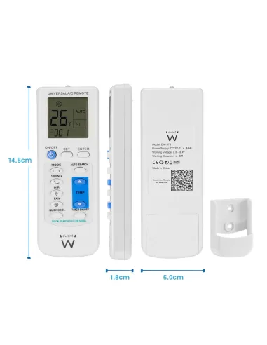Ewent EW1579: mando universal para aire acondicionado