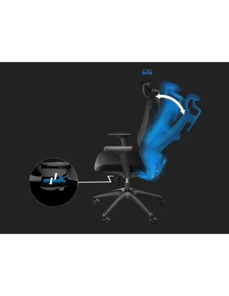 Genesis Astat 200 G2: silla gaming de malla PureFlow