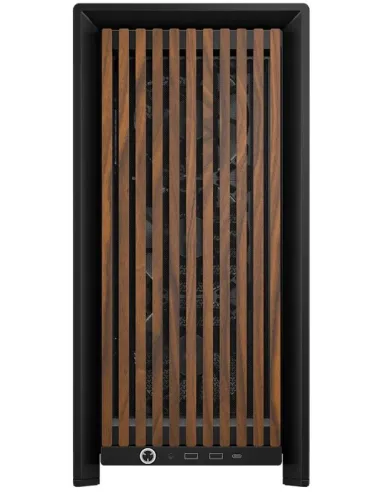 Caja ATX de Madera Corsair Frame 4000D RS Wood Negro/Nogal