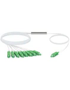 Ubiquiti UF-SPLITTER-8 Divisor de fibra Óptica 1:8 SC/APC de Alto Rendimiento-RED65525