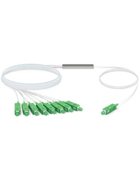 Ubiquiti UF-SPLITTER-8 Divisor de fibra Óptica 1:8 SC/APC de Alto Rendimiento