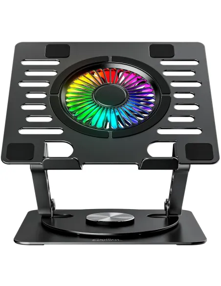 CoolBox CoolAir 1VRGB con Ventilador e iluminación RGB para Portátiles hasta 17"
