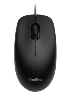 CoolBox U01 USB 1600 DPI Ambidiestro Negro 3 Botones-RATO65528