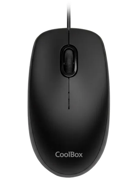 CoolBox U01 USB 1600 DPI Ambidiestro Negro 3 Botones