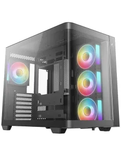 DeepCool CG530U 4F Negro Cristal Curvo ATX 4 Ventiladores ARGB-CAJA64740