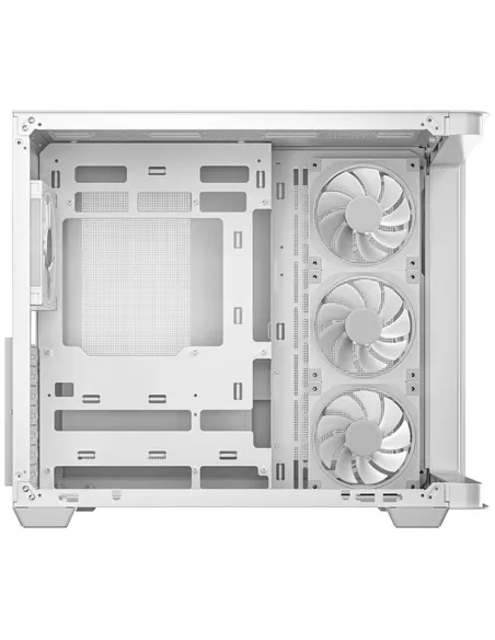 DeepCool CG530U 4F Blanca: caja ATX con 4 Ventiladores ARGB