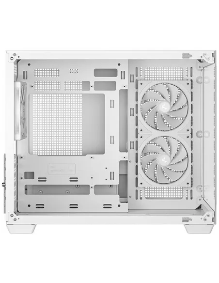 Caja micro-ATX blanca panorámica DeepCool CG330 3F blanca