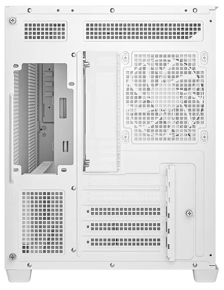 Caja micro-ATX blanca panorámica DeepCool CG330 3F blanca