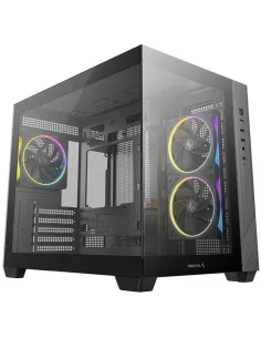 DeepCool CG330 3F Negra micro ATX cristal templado 3 ventiladores ARGB-CAJA64743