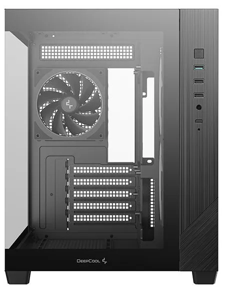 Caja micro ATX DeepCool CG330 3F negra, 410 mm