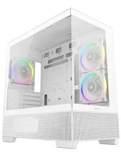 DeepCool CG380 3F WH Torre mini-ATX Blanca con Cristal Templado y 3 Ventiladores aRGB-CAJA64744