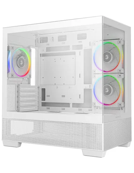 DeepCool CG380 3F WH: caja Micro-ATX panorámica