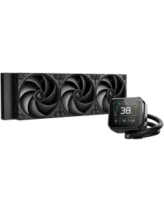 DeepCool SPARTACUS 360 Negra Kit de Refrigeración Liquida 360mm 3 Ventiladores Pantalla LCD RGB-REFR64746