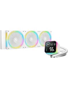 DeepCool LQ360 ULTRA ARGB WH kit de Refrigeración Liquida 360mm con Pantalla LCD-REFR64748