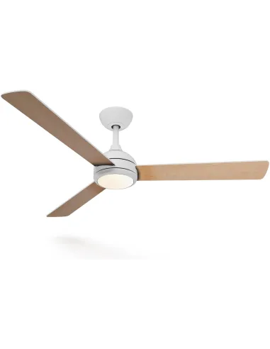 Philips Velyx Blanco/Madera Plafón ventilador 32 W (ventilador) + 24 W (luz)