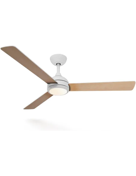 Philips Velyx Blanco/Madera Plafón ventilador 32 W (ventilador) + 24 W (luz)