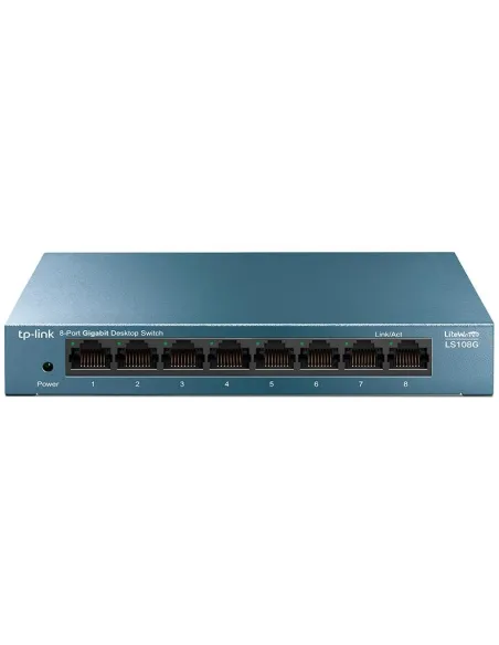 TP-Link LS108G Switch 8 Puertos Gigabit 10/100/1000 Mbps Metálico No Administrado