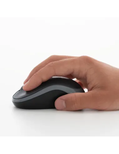 Ratón inalámbrico Logitech M185 gris conexion USB
