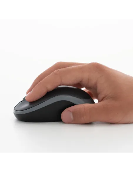 Ratón inalámbrico Logitech M185 gris conexion USB