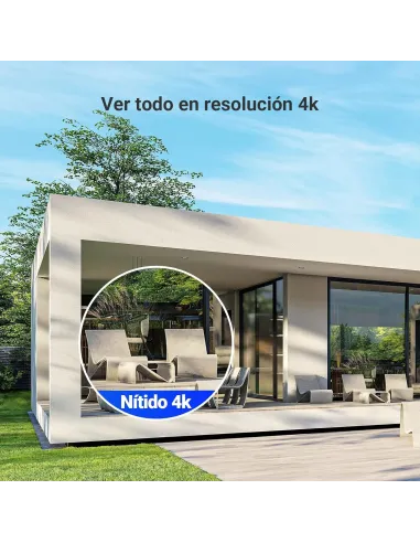 EZVIZ H3K PoE 4K PoE: cámara exterior IP67 2,8 mm