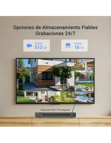 EZVIZ H3K PoE 4K PoE: cámara exterior IP67 2,8 mm