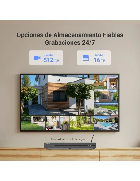 EZVIZ H3K PoE 4K PoE: cámara exterior IP67 2,8 mm