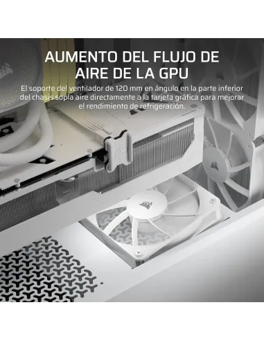 Corsair 3200D RS blanca: caja ATX airflow USB-C