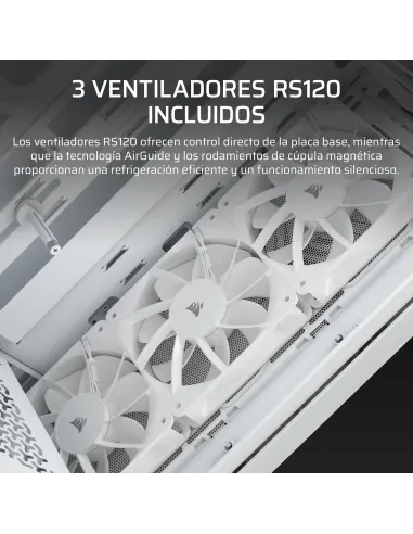 Corsair 3200D RS blanca: caja ATX airflow USB-C