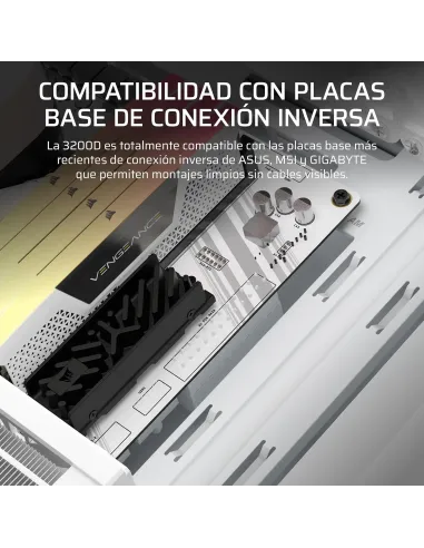 Corsair 3200D RS blanca: caja ATX airflow USB-C